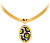 Oceľový náhrdelník s trblietavým príveskom Idared 7360Y41