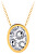 Oceľový náhrdelník s trblietavým príveskom Idared 7361Y00