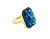 Origineller vergoldeter Ring mit tschechischem Kristall Venice 7461Y67