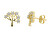 Cercei placați cu aur Clopoțel arborele vieții Sevilla 5377Y00