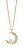 Vergoldete Halskette Mond PURE 5381Y00 (Kette, Anhänger)