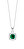 Překrásný stříbrný náhrdelník Minas Crystal Treasures 5312 66 (řetízek, přívěsek)