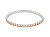 Splendido bracciale in acciaio con zirconi cubici Hype Glamour 7469 61