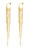 Elegante lunghi orecchini placcati oro Milano 7465Y00