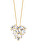 Slušivý pozlacený náhrdelník s broušenými křišťály Sugarheart Candy 2460Y00