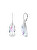 Elegantní stříbrné náušnice s českým křišťálem Preciosa Crystal Bay Royal Lagoon 6261 42