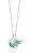 Collana in argento Cigno con zirconi cubici Sparkling Swan Glamour 5416 66