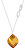 Strieborný náhrdelník s kryštálom Faith 6025 61