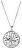 Stříbrný náhrdelník s krystaly Tree of Life 6072 00 (řetízek, přívěsek)