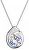 Strieborný náhrdelník WISP 5105 00 (retiazka, prívesok)