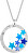 Výrazný oceľový náhrdelník Virgo Akva 7340 67
