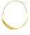 Moderný pozlátený náhrdelník pre ženy Retwist TJ3458