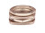 Moderno set di anelli placcati in oro rosa New Tetra TJ302