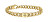 Brățară stilată placată cu aur pentru bărbați Logomania TJ3069