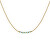Jemný pozlacený náhrdelník s modrými korálky Essentials JNBRG-J812