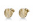 Raffinati orecchini placcati in oro Amber JSSEG-J167