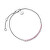 Affascinante bracciale in acciaio con cristalli rosa Tennis JBTRS-J911