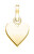 Romanticpandantiv placat cu aurInimă The Pendant PE-Gold-Heart