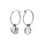 Eleganti orecchini in acciaio con perla Amber JSPCES-J174
