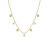 Elegante collana placcata in oro Amber JMSPNG-J161