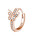 Bronze Single Ohrring Schmetterling RZO060