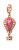 Krásný bronzový přívěsek Horkovzdušný balón Storie RZ208