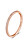 Minimalistický bronzový prsten se zirkony Allegra RZA030