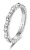 Originale anello in argento con zirconi Cubici RZA011