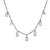 Stříbrný náhrdelník s přívěsky Futura RZFU01