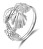 Ezüst gyűrű kagylóvalStorie RZA007