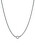 Třpytivý stříbrný náhrdelník s kroužkem na přívěsky Storie RZC052