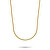 Pozlátený korálkový náhrdelník Yellow Gold Only RR-NL044-G-40