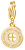 Vergoldeter Anhänger Vierblättriges Kleeblatt SHA371