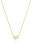 Feine vergoldete Halskette Ivrea SJ-N12306-CZ-YG