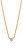 Půvabný pozlacený náhrdelník s kubickými zirkony Cecina SJ-C2773-CZ(YG)