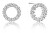 Eleganti orecchini in argento con zirconi cubici Biella SJ-E337-CZ