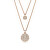 Dvojitý bronzový náhrdelník Meteora 5683449