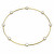 Elegantní pozlacený náhrdelník s krystaly Constella 5622720