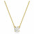 Elegantní pozlacený náhrdelník s krystalem Constella 5636703