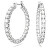 Luxuriöse runde Ohrringe mit Zirkonen Matrix 5647715