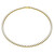 Luxusný pozlátený náhrdelník s čírymi kryštálmi Matrix Tennis 5681795