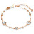 Elegantní pozlacený náramek s krystaly Imber 5730677