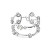 Wunderschönes Doppelarmband mit Kristallen Constella 5638697