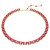 Výrazný náhrdelník s růžovými krystaly Millenia 5683429
