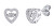 Orecchini in argento Azalea con danzante trasparente Brilliance Zirconia MW02035EW
