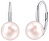 Cercei argintii cu perlă Swarovski® roz deschisCrystak VSW015ELPS
