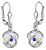 Glitzernde hängende Ohrringe mit Swarovski® Crystals SILVEGOB31644