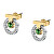 Eleganti orecchini bicolore con zirconi T-Logo TJAXC61