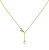 Bellissima collana placcata in oro con cristalli T-Logo TJAXC07