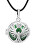 Dámsky náhrdelník zelená rolnička Posolstvo K10PZ18